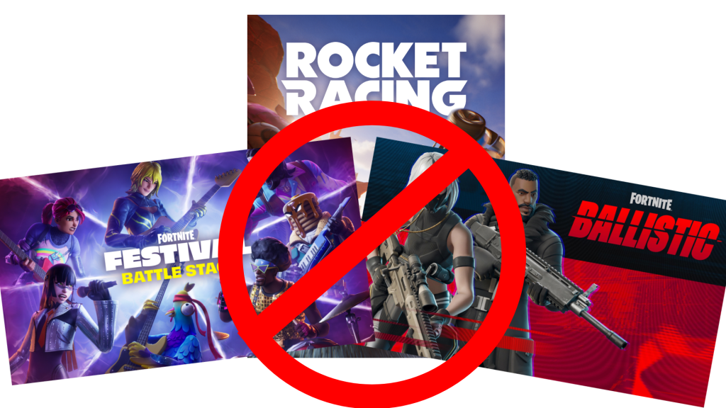 Game Modes Cancelled - Rocket Racing, Ballistic & Festival