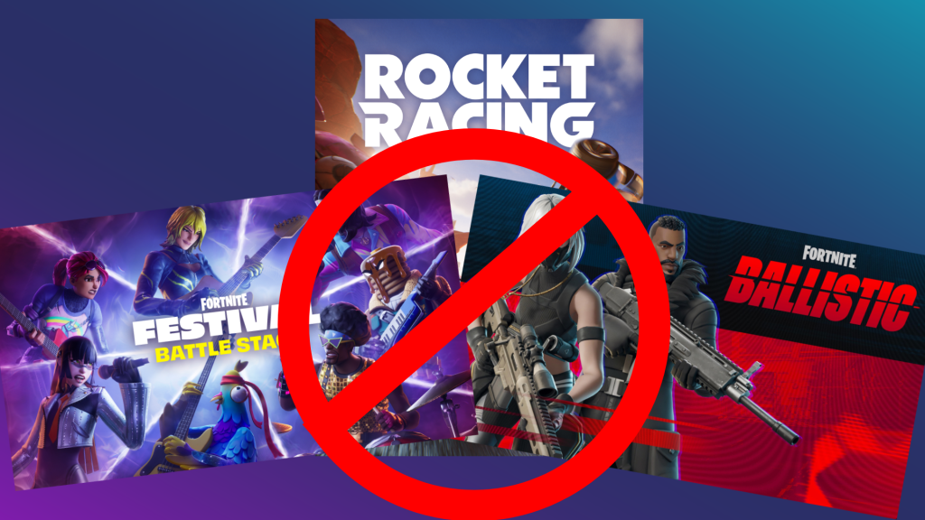 Cancelled Game Modes - Ballistic, Rocket Racing & Festival: Battle Stage